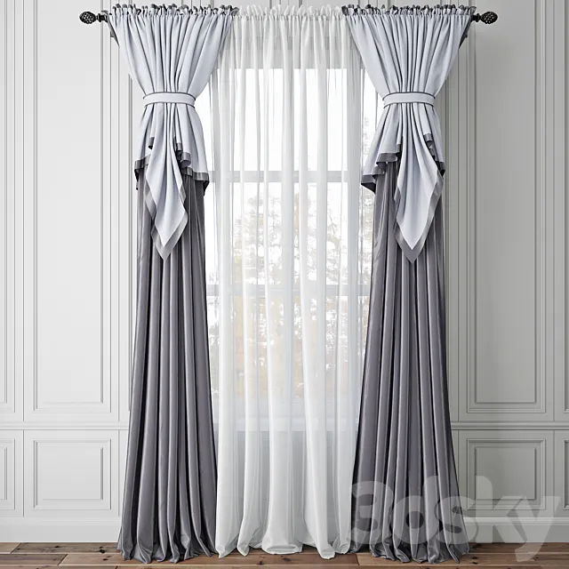 Curtain 62 3D Model