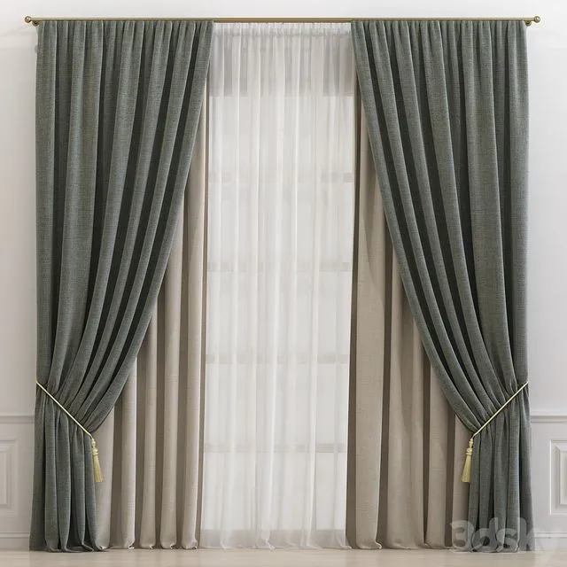 Curtain 620 3D Model