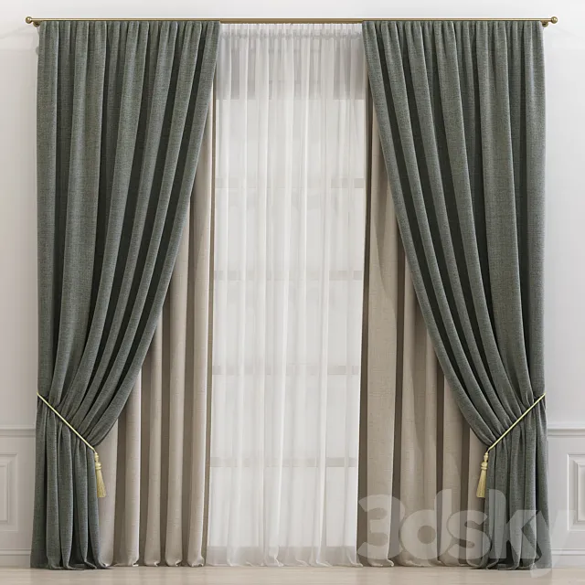 Curtain 620 3D Model