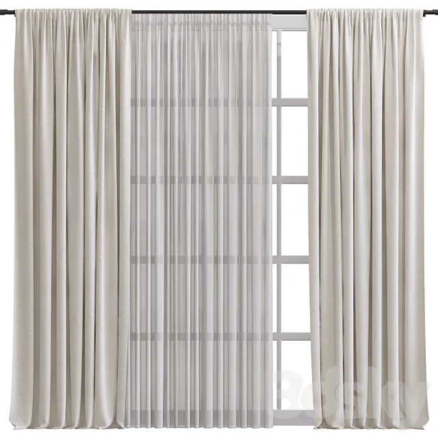 Curtain #631 3D Model