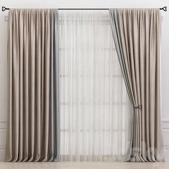 Curtain 635 3D Model