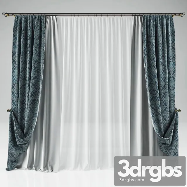 Curtain 639 3D Model Free