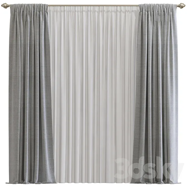 Curtain #646 3D Model