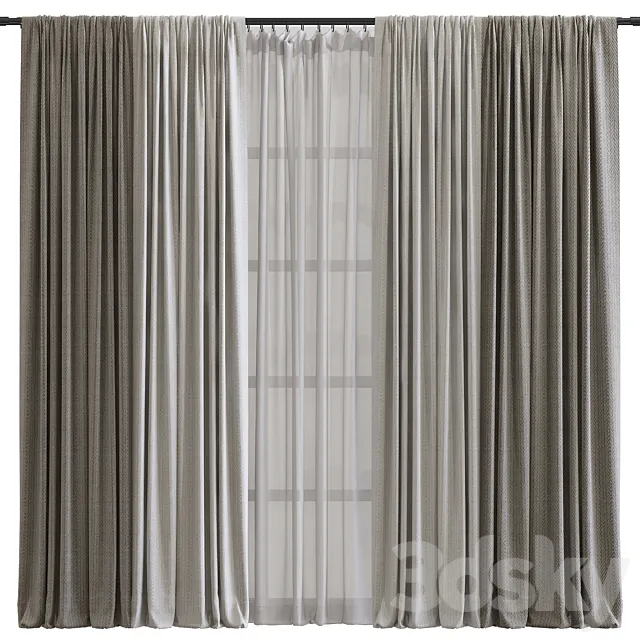 Curtain #647 3D Model