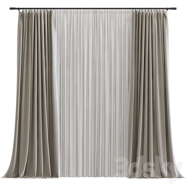 Curtain #654 3D Model