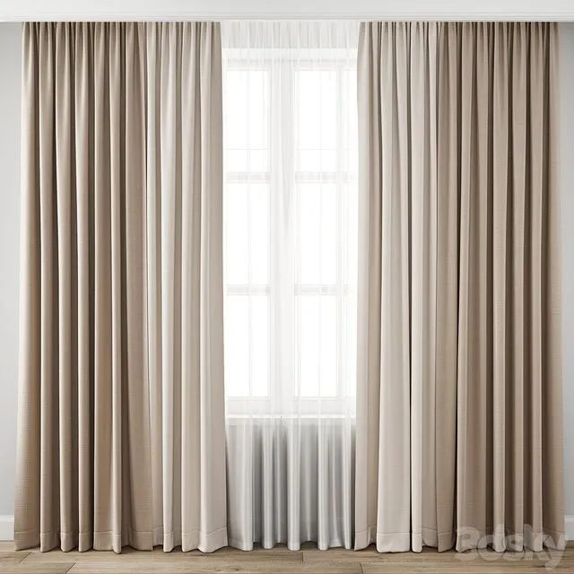 Curtain 654 3D Model