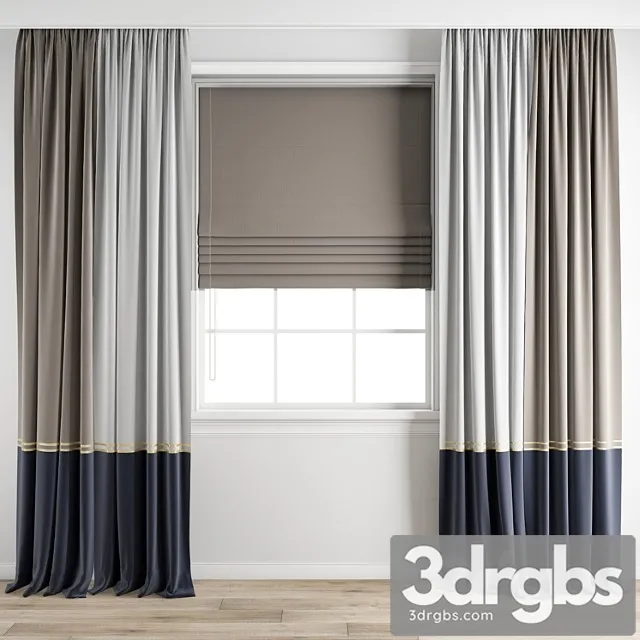 Curtain 655 1 3D Model Free