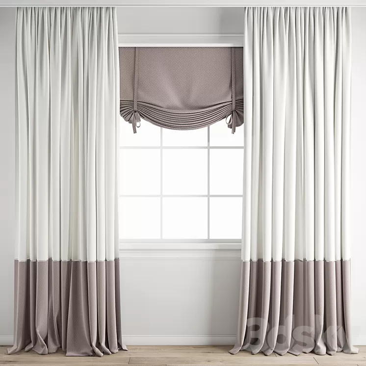 Curtain 657 3D Model Free