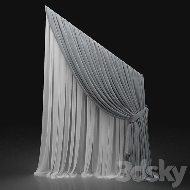 Curtain 659 3D Model