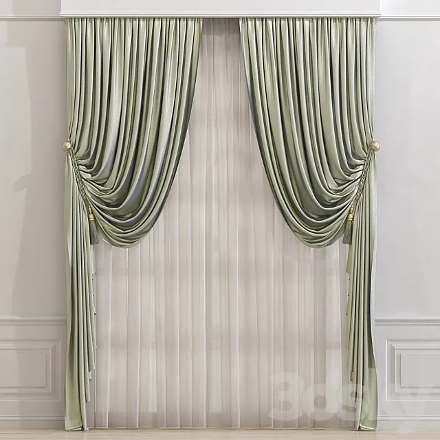 Curtain 661 3D Model
