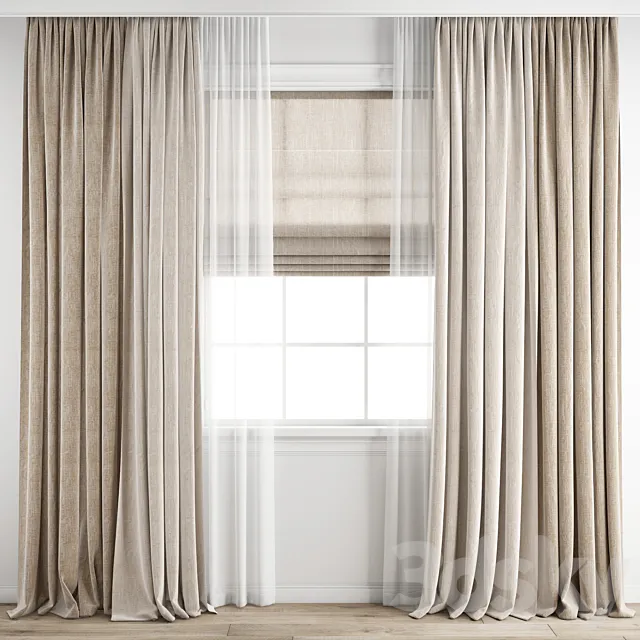 Curtain 663 3D Model