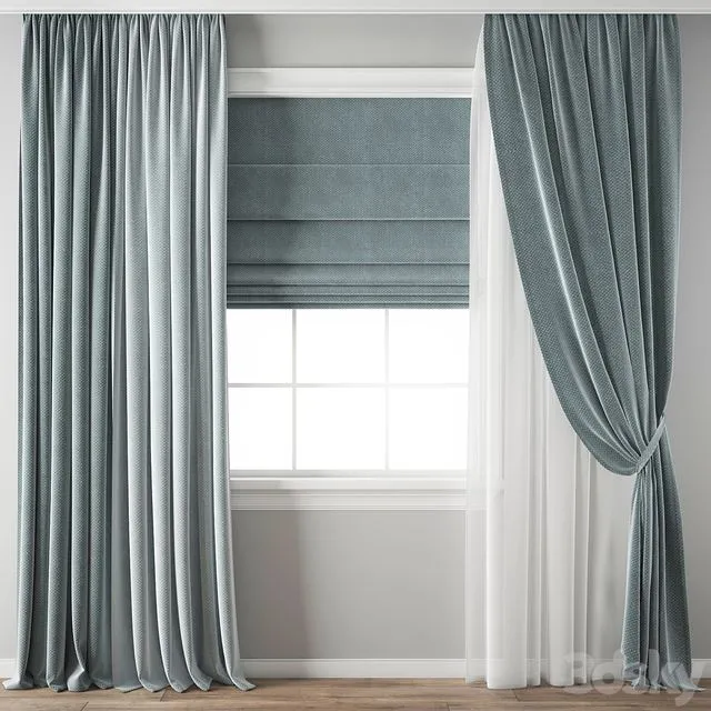 Curtain 664 3D Model
