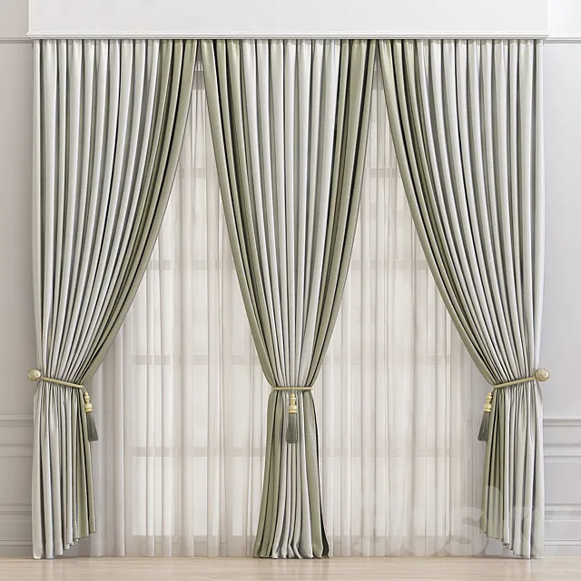 Curtain 666 3D Model