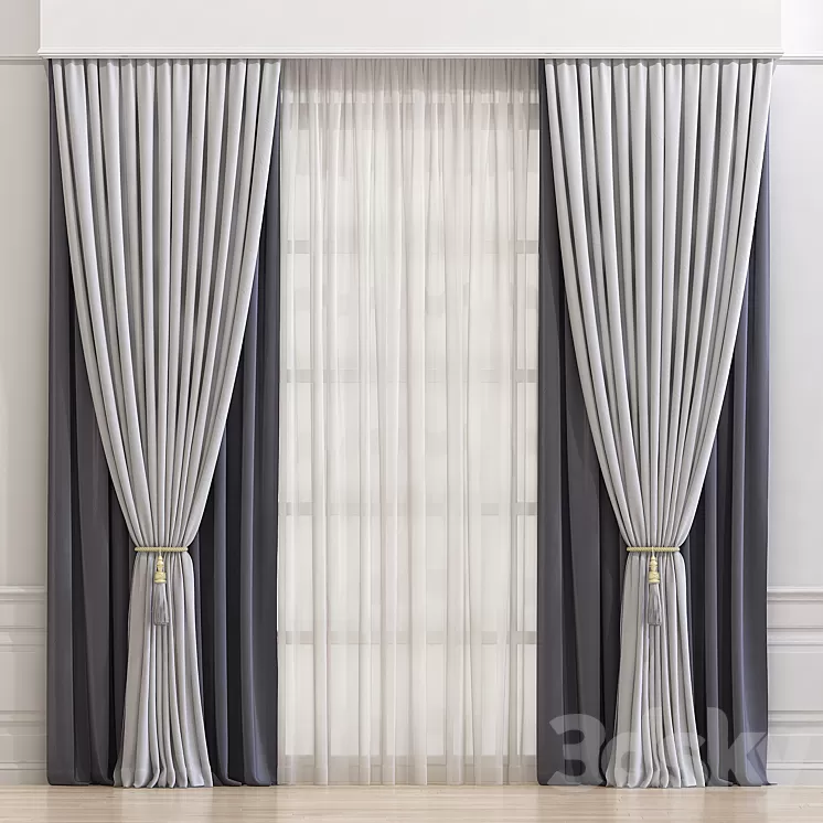 Curtain 669 3D Model