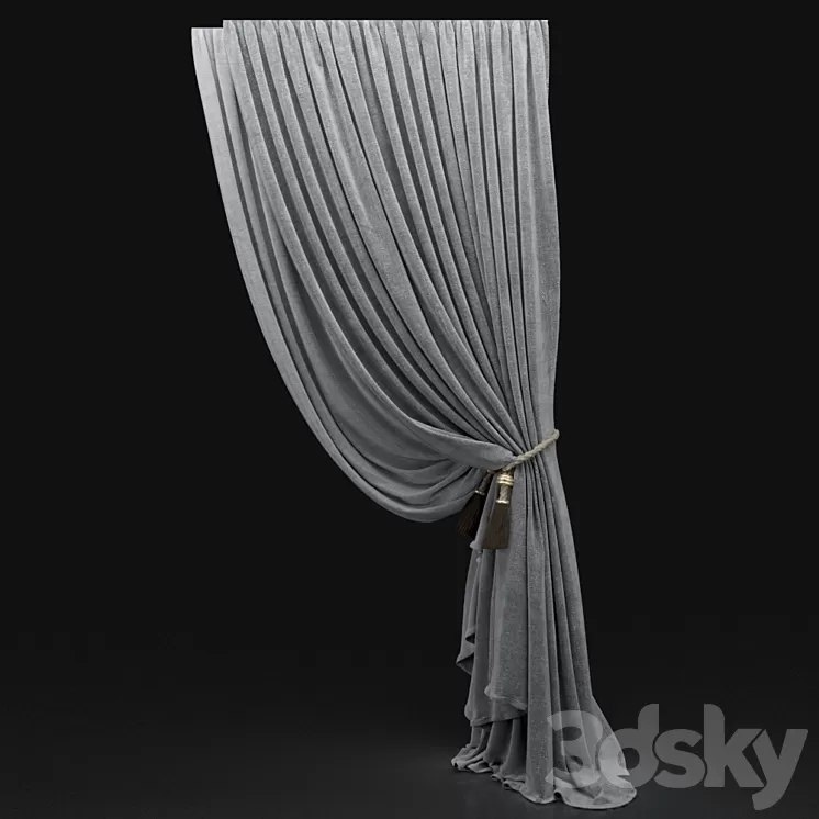 Curtain 671 3D Model