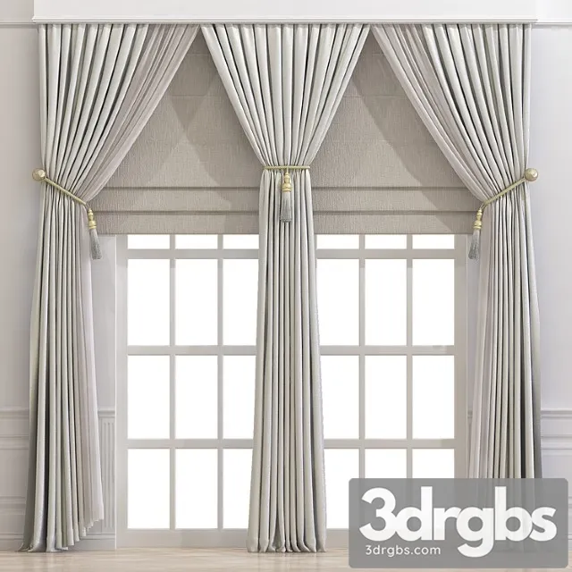 Curtain 675 3D Model Free