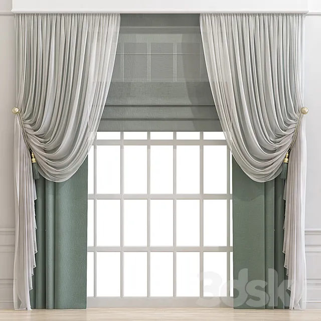 Curtain 677 3D Model