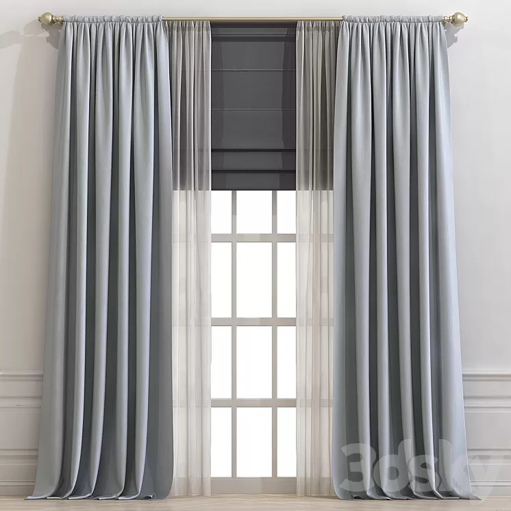 Curtain 681 3D Model