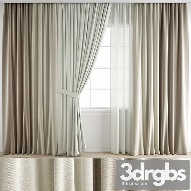 Curtain 685 3D Model Free