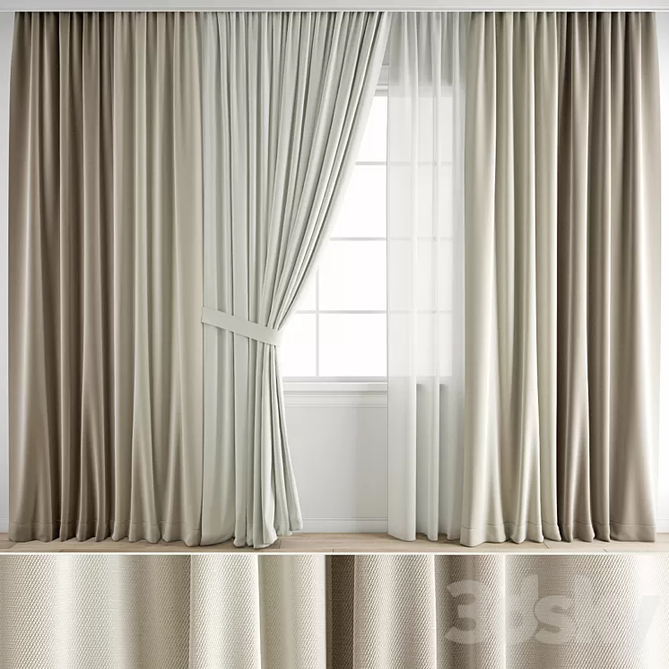 Curtain 685 3D Model Free