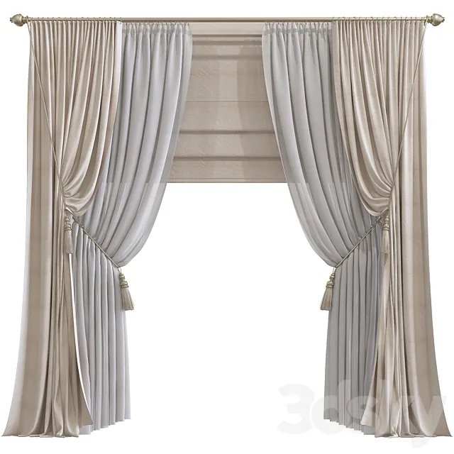 Curtain #687 3D Model