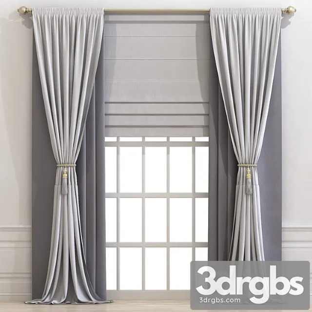 Curtain 688 3D Model Free