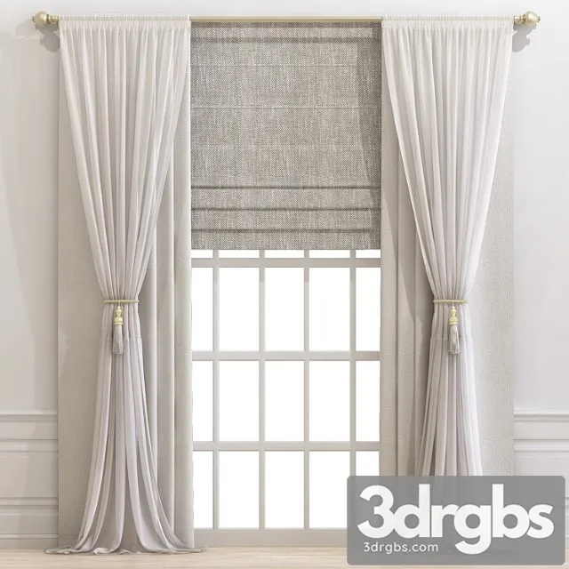 Curtain 689 1 3D Model Download