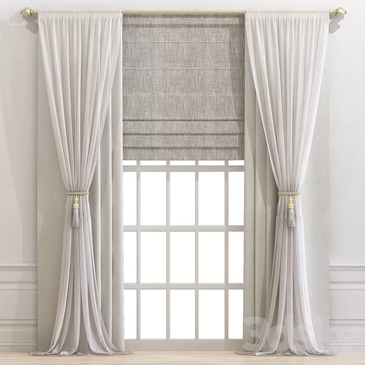 Curtain 689 3D Model