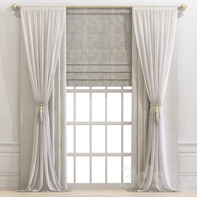 Curtain 689 3D Model
