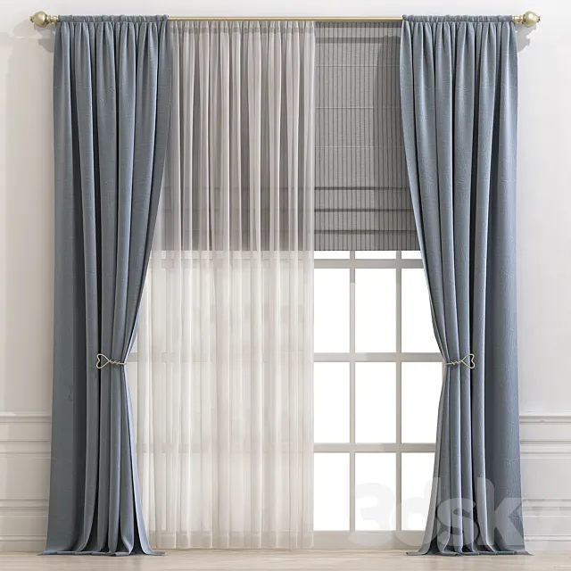 Curtain 691 3D Model
