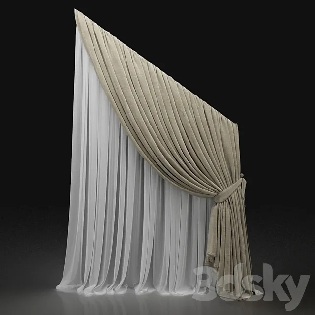Curtain 694 3D Model