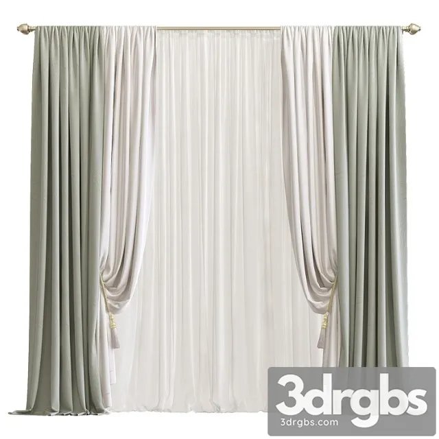 Curtain 704 3D Model Free