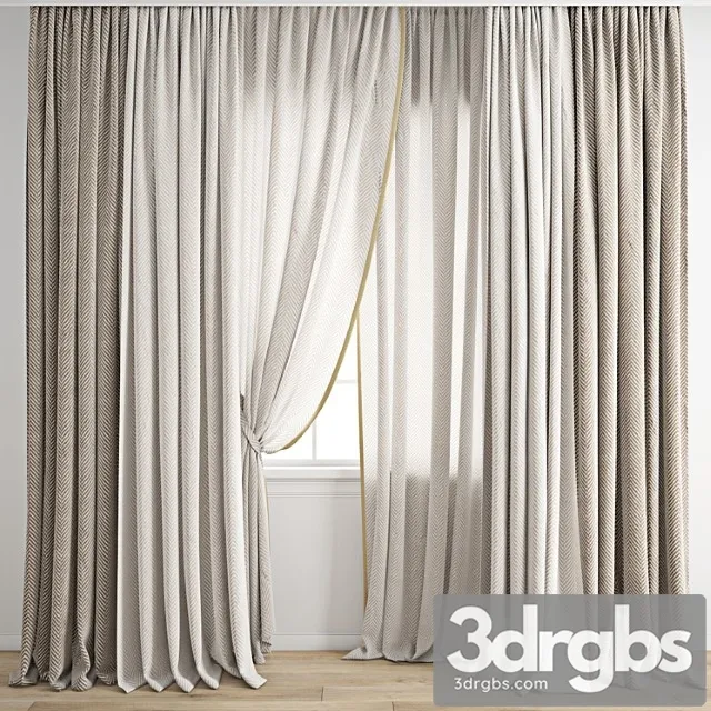 Curtain 712 1 3D Model Free