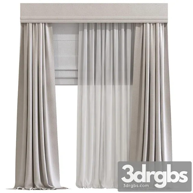 Curtain 717 3D Model Free
