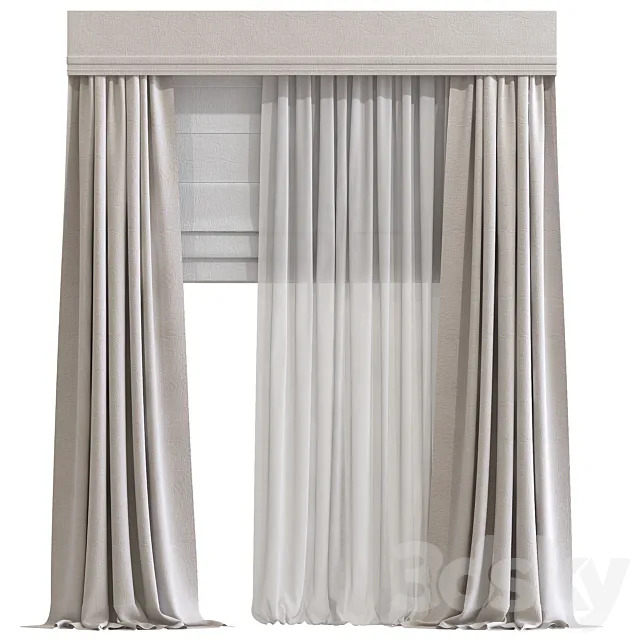 Curtain 717 3D Model