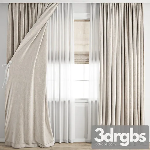 Curtain 719 1 3D Model Free