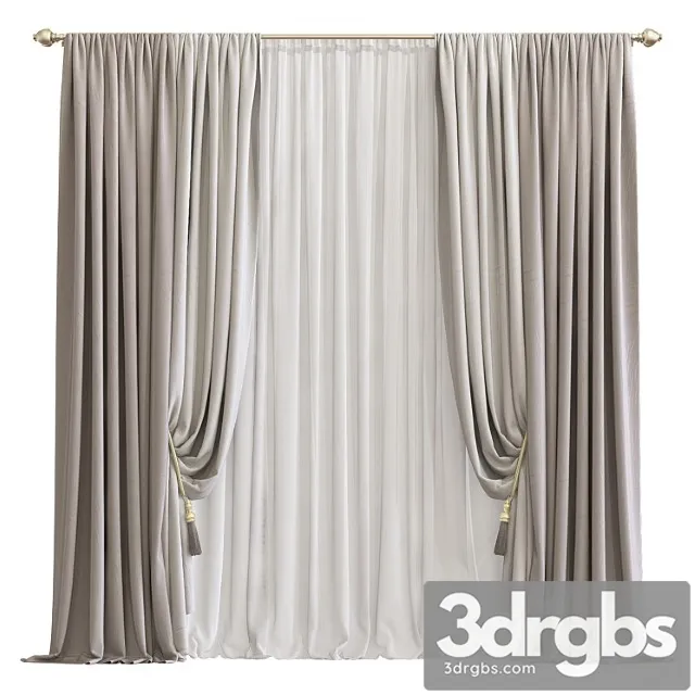 Curtain 723 2 3D Model Free