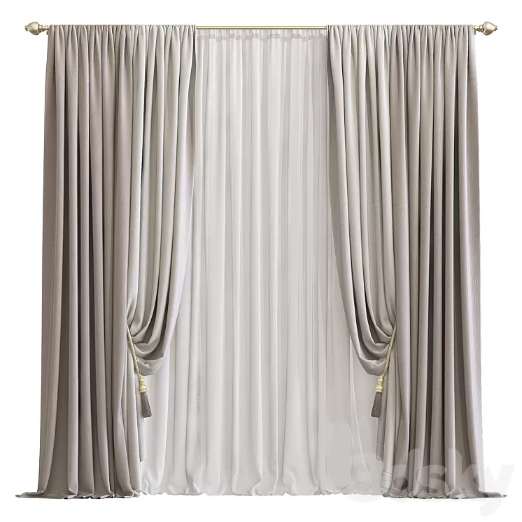 Curtain 723 3D Model