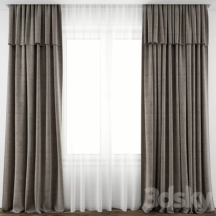 Curtain 73 3D Model