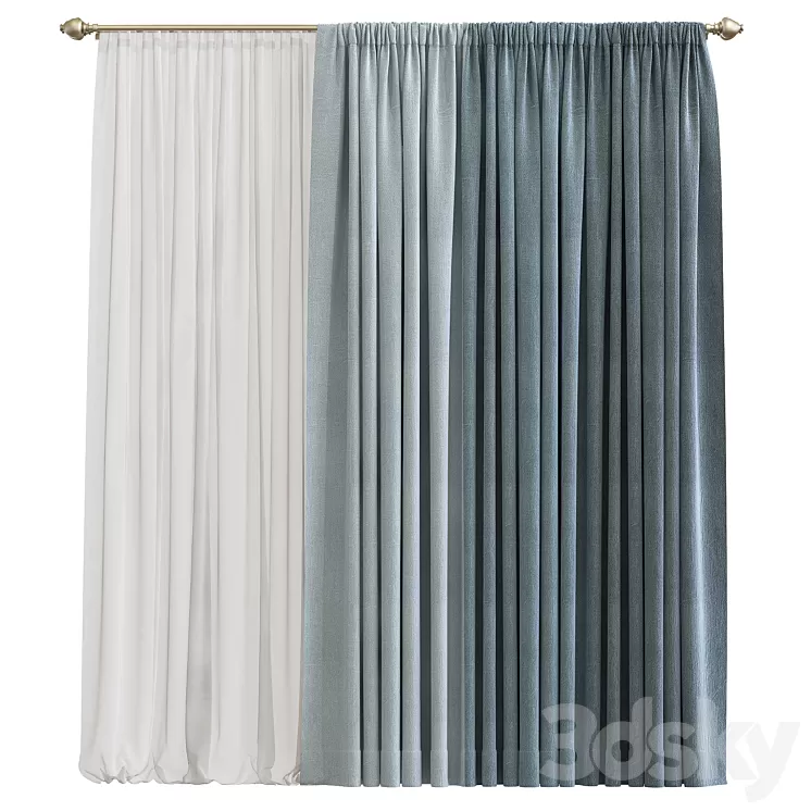 Curtain 739 3D Model