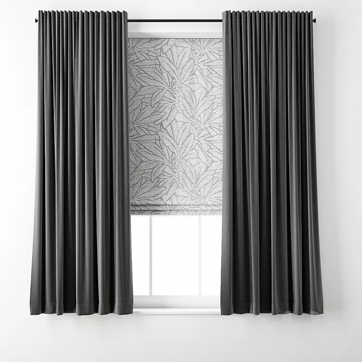Curtain 74 3D Model