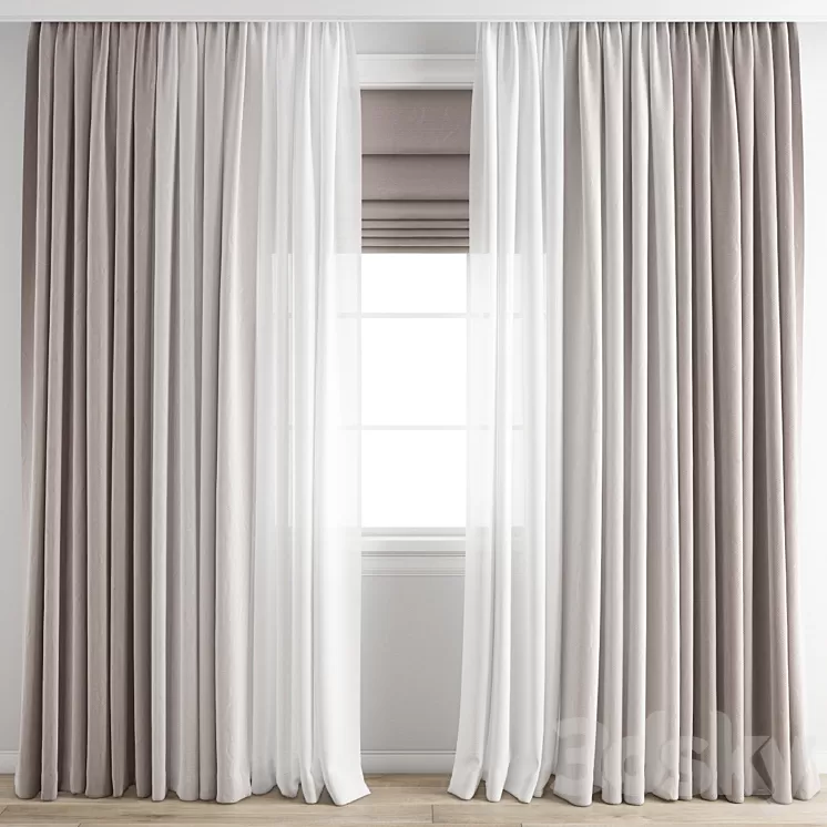 Curtain 748 3D Model
