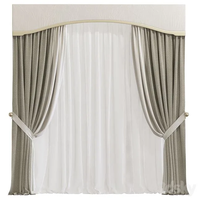 Curtain 775 3D Model