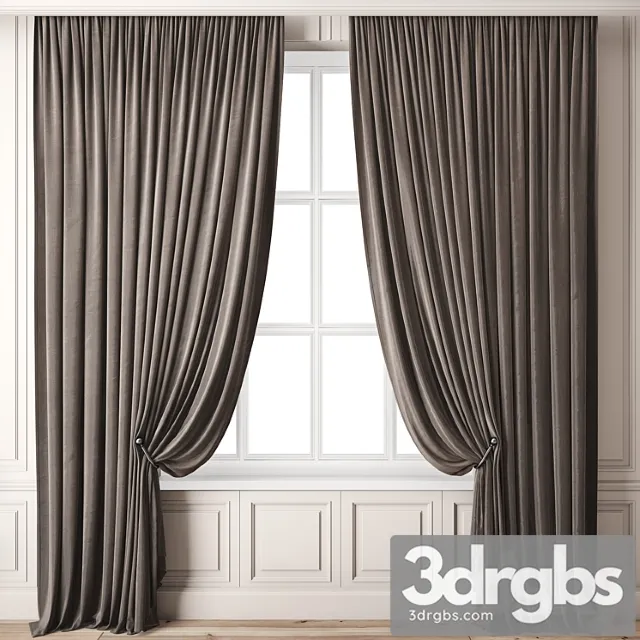 Curtain 78 3D Model Free
