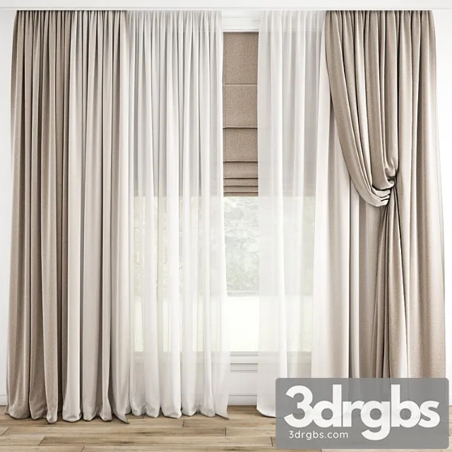 Curtain 780 3D Model Free