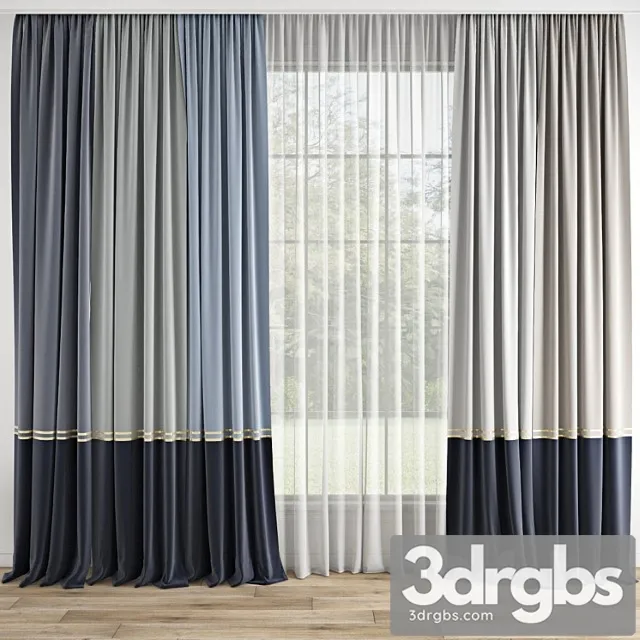 Curtain 791 1 3D Model Free