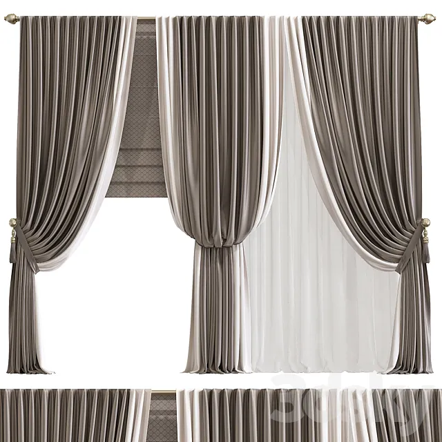 Curtain 792 3D Model