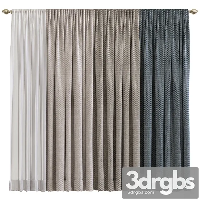 Curtain 794 3D Model Free