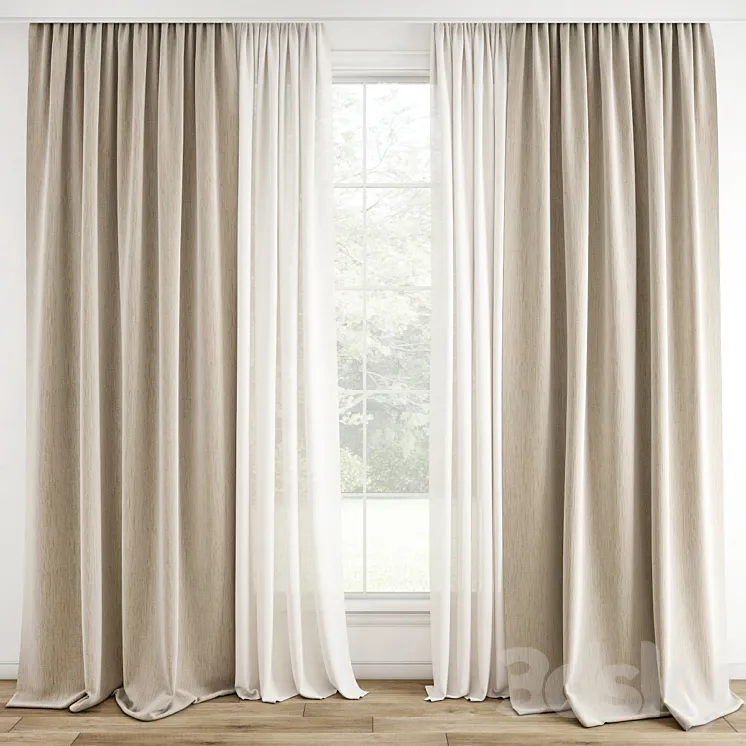 Curtain 797 3D Model Free