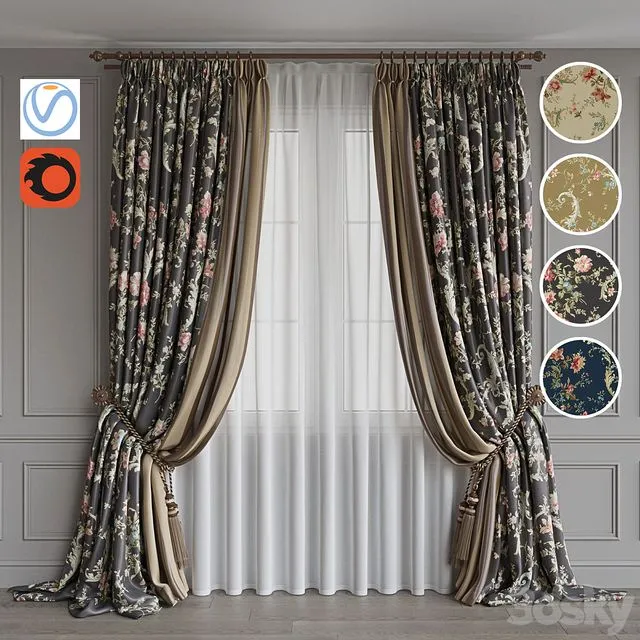 Curtain 8.0 3D Model